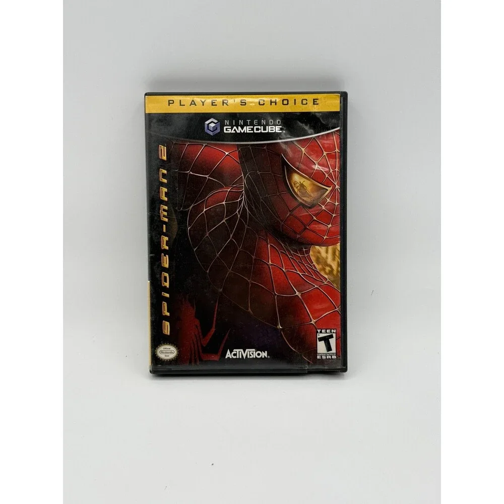 Spider-Man 2 Player's Choice Nintendo GameCube Game CIB T Teen 2004 Activision